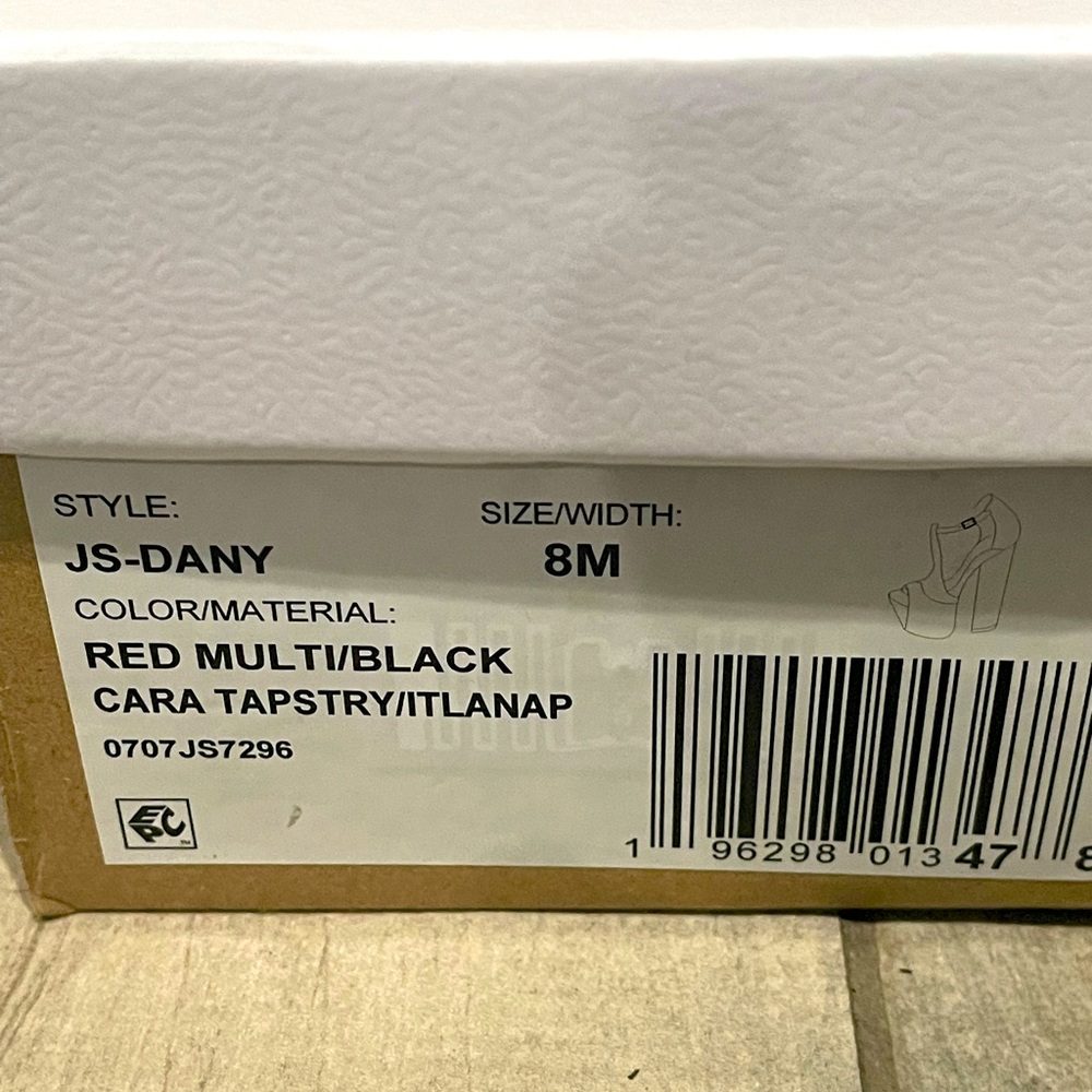 Js- Danny Size 8m 5 1/2 In Heels - image 6